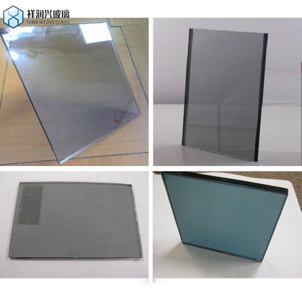 Building Window 4mm 5mm 6mm 8mm Tinted Bronze Blue Smoke Glass with Solid Structure