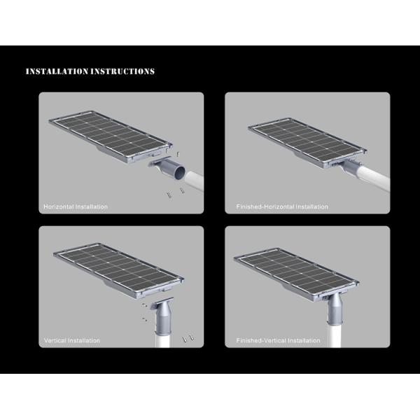 Good Quality Ip65 Waterproof Outdoor Road Light Smd Die-casting Aluminum 400w 600w All in One Led Solar Street Light