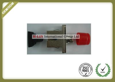 Hybrid Metal Simplex FC To SC Fiber Adapter , Fiber Optic Cable Coupler 
