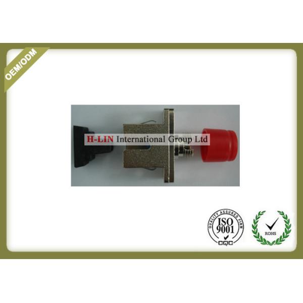 Hybrid Metal Simplex FC To SC Fiber Adapter , Fiber Optic Cable Coupler 