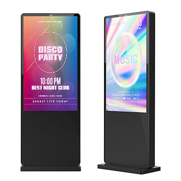 75 Inch Weatherproof Outdoor Digital Signage with 2000-3000cd/m2 Brightness for Advertising