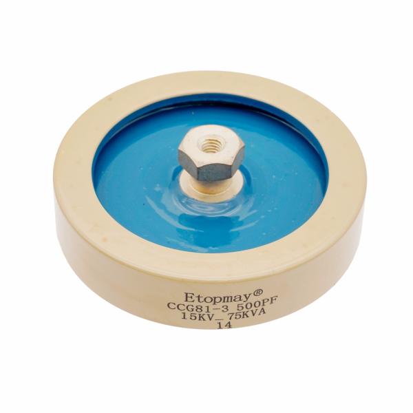CCG81 Plate-Shaped High Voltage Ceramic Capacitor 500pF 15KV 75KVA