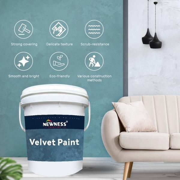 Pintura de látex de parede interior brilhante inodora para revestimento de edifícios revestimento líquido de estado