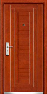 steel wood security armored door