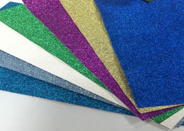 1/128 Glitter Mixed Colors PU Glitter Fabric PU Cloth Backing For Christmas Box