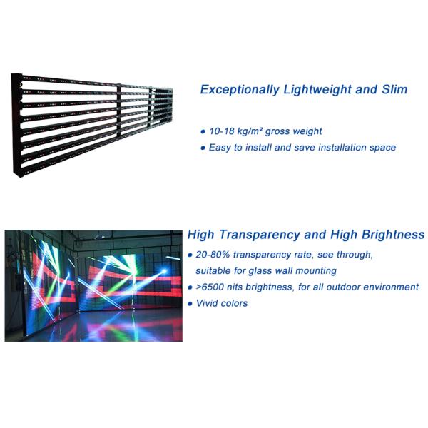 10000nits IP67 P15.625 Led Curtain Display Panel for Media facade
