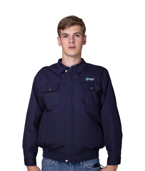 Veste de resfriamento de trabalho ao ar livre com ventilador de resfriamento de semicondutores Fique fresco e confortável