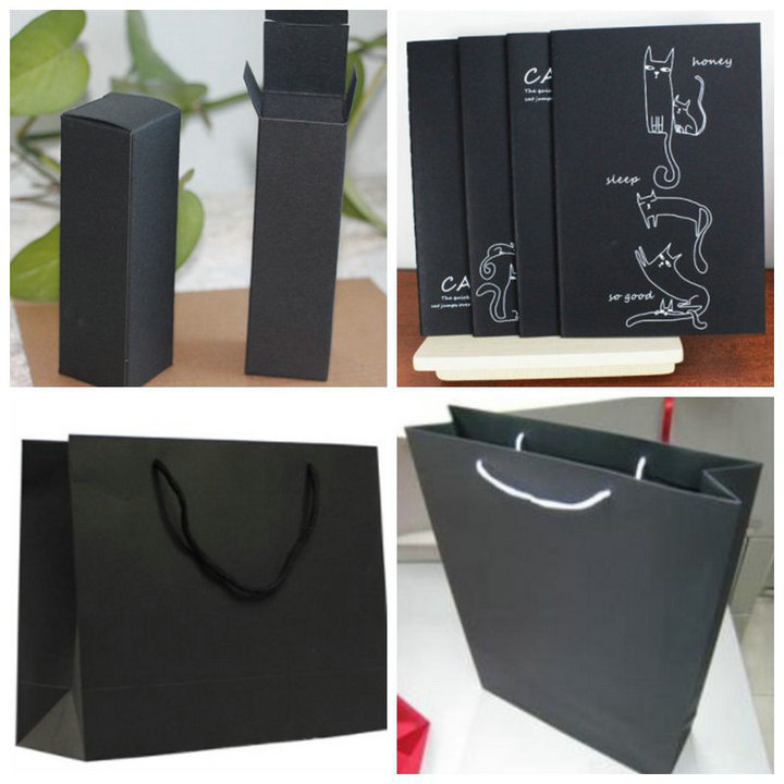 Чернота покрасила Cardstock толстую бумагу 80g 120g для делать сумки Чернота покрасила Cardstock толстую бумагу 80g 120g для делать сумки