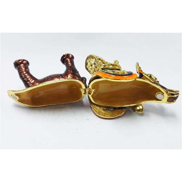 Wholesales Elephant Jeweled trinket box Animal Trinket box for wedding