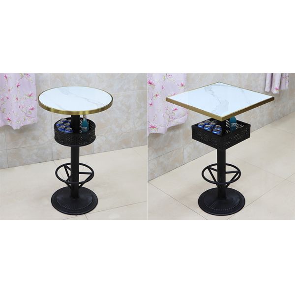 Home Restaurant Counters for Sale Design Rectangle Metal Chair Wood Bar Counter