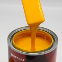 Cor sólida 1k Basecoat Car Paint Amarelo Auto Spray Paint