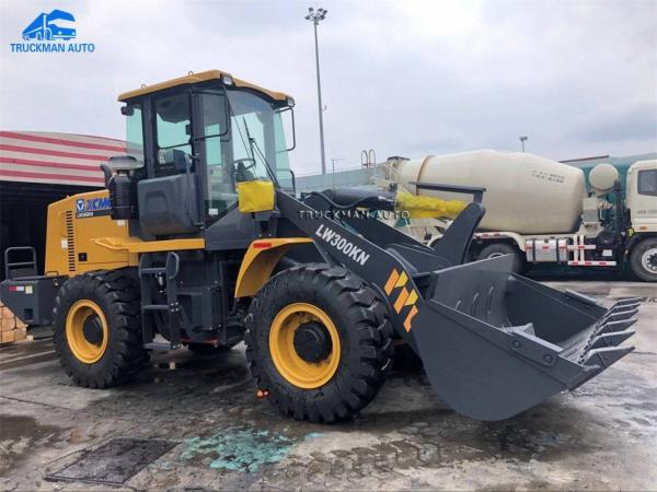 LW300KN amarelo 3CBM 3 toneladas de XCMG Payloader