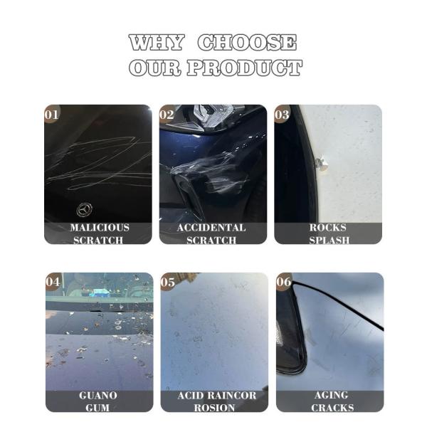 Película de automóvil personalizante de auto curación TPU PPF PINTURA DE PINTURA PARA FILMA DE ADHESIVO DE CAR VEHÍCULO