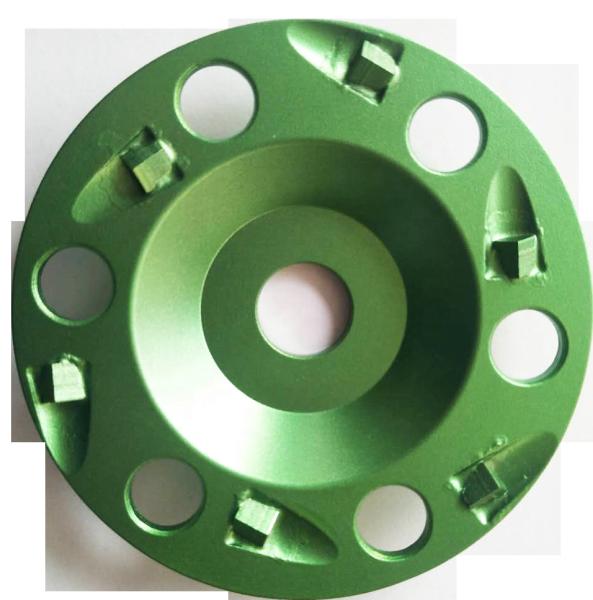 5 Diamond Cup PCD Grinding Wheel Blue For Epoxy / Rubber