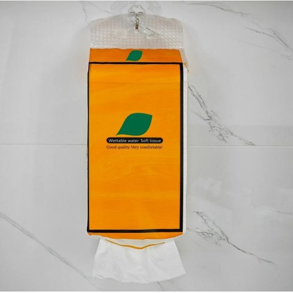 Nouveau style papier tissé d'extraction de fond marque personnalisée papier tissé facial suspendu