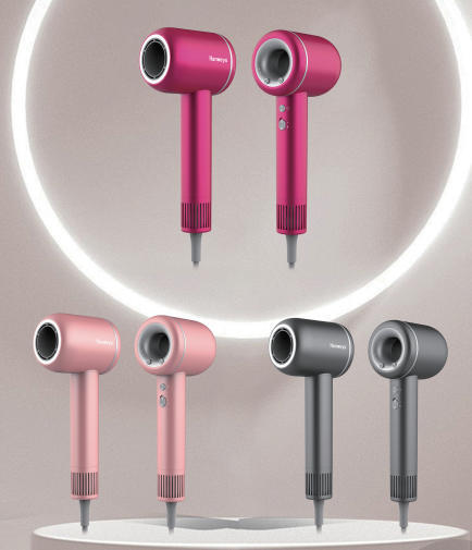 Hotel Hair Dryers Designed with Ergonomic Handles Multiple Heat Settings and
