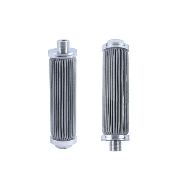 Silver Color Pleated Filter Element Stainless Steel SUS304 SUS316