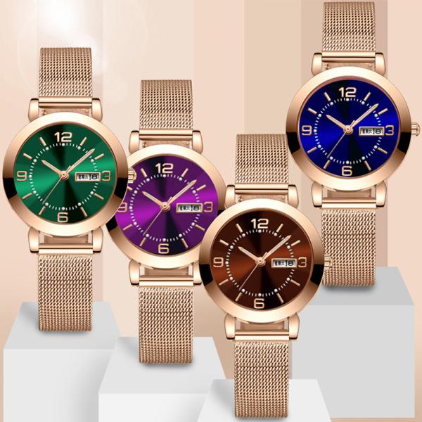 Luxury Japan Movement Women Quartz Chronograph Wrist Watch