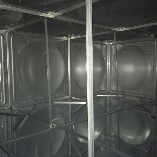 Square Custom Water Tanks , Hot / Cold Water Supply Tank With Tie Piece
