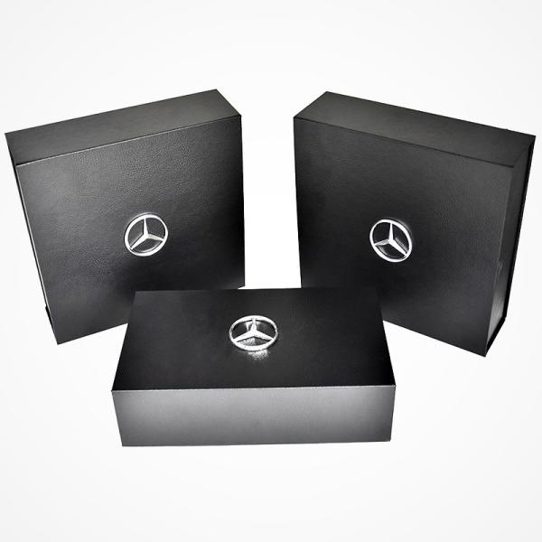 Zinc Alloy Rigid Magnetic Gift Box Crepack Custom Flock Paper Packaging