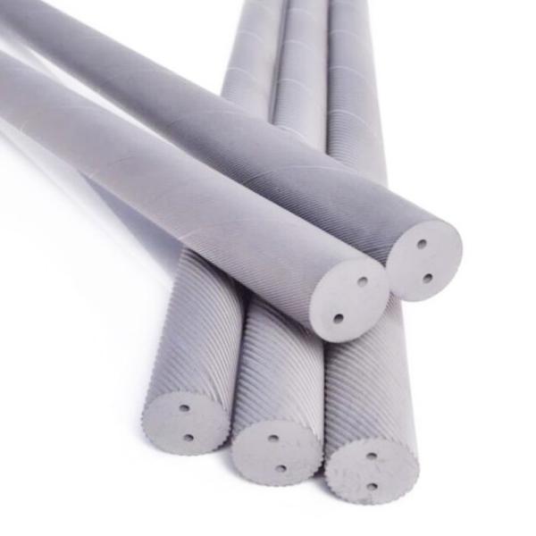 Tungsten Carbide Helical Coolant Hole Rod 12% Cobalt Sub Fine Grain Size