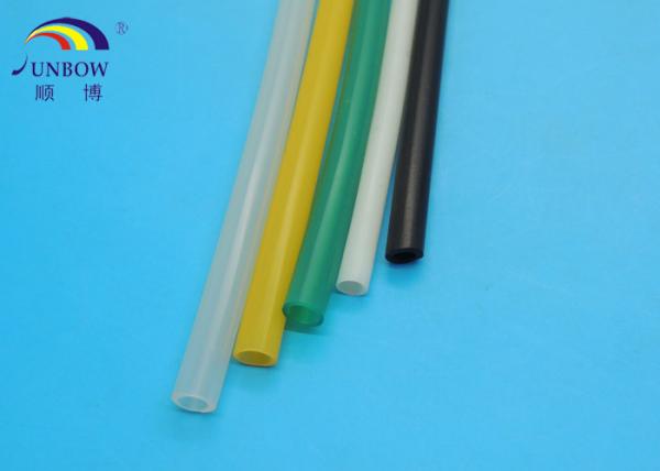High Voltage Resistant Rubber Resin Soft Silicone Rubber Tube / Pipes Multi Color for Customized