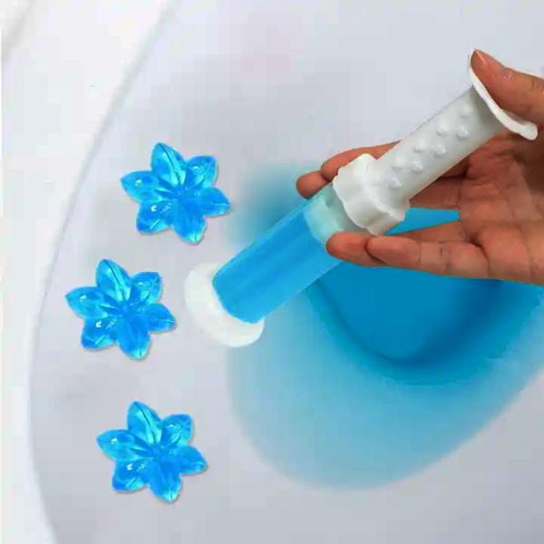 Flower Fragrance Toilet Bowl Cleaner Pods Gel Formulation Odor Removal