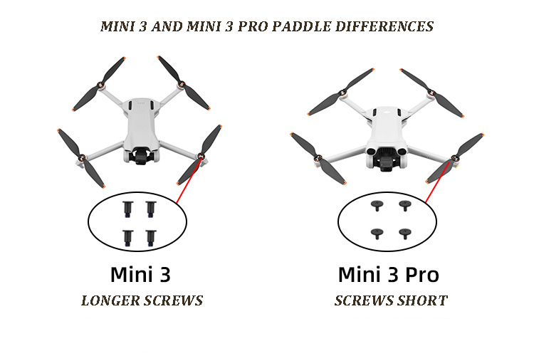 Mini Propeller Blade Wing Drone 6030 Accessories Drones For Dji 3 Pro