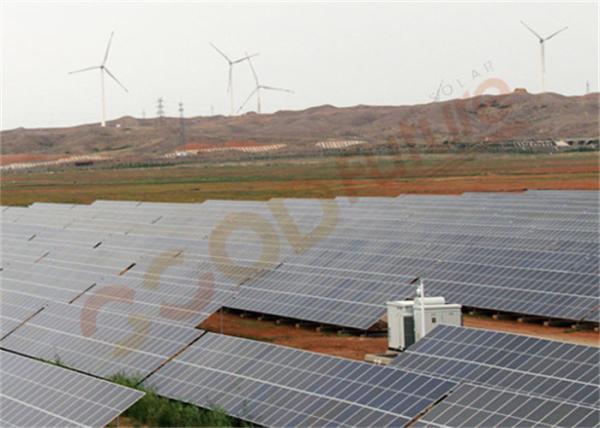 1000V 1500V Flat Single Axis Solar Tracker Set Night Reset Function