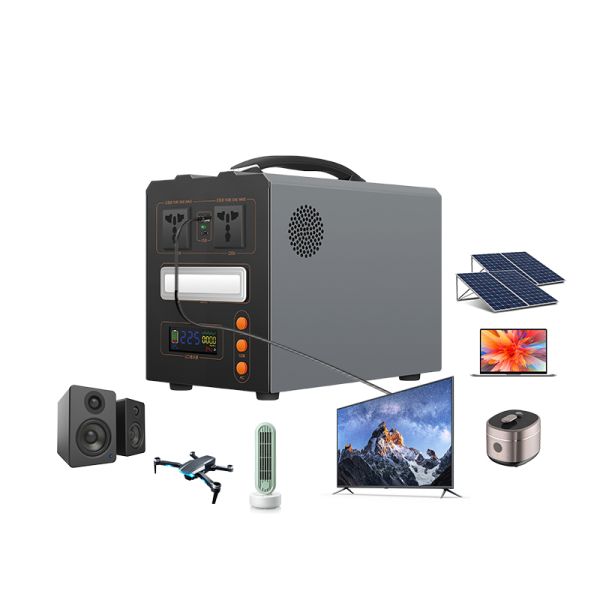 600W Emergency Backup Power Supply – LiFePO4 Battery Generator For Storm And Blackout Protection Portable Power For Trade Shows