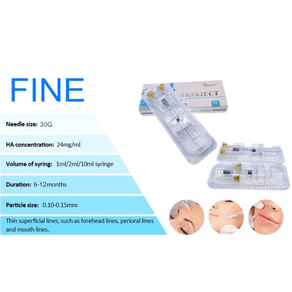 Заполнитель впрыски Skinject 2ml продуктов красоты Hyaluronic кисловочный дермальный с Lido для стороны