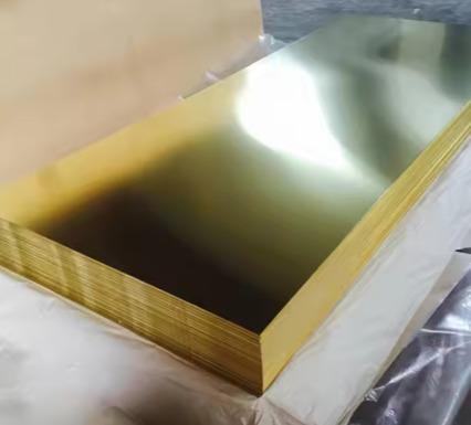 3mm Gold Plated Brass Sheet C22000 Custom For Industrial Applications