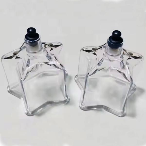 Love Heart Shape 4pcs/set Plastic Hijama Cups Star Cupping Set for Body Massage Therapy