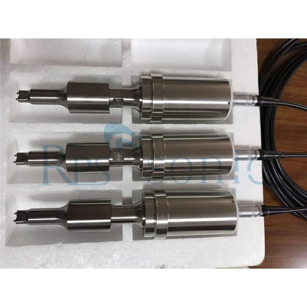 Plastic Riveting 20khz Ultrasonic Welding Horn With Grid Flat And Rivet Titanium