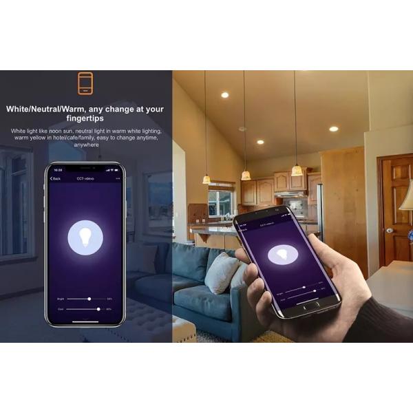 Электрическая лампочка 80ra Wifi домашнего голоса Stepless Dimmable умная