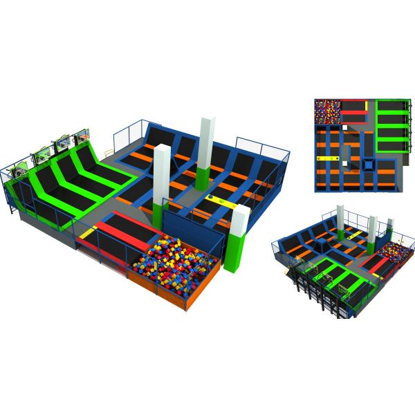 280M2 Free Design Shopping Mall Relaxing Center Indoor Children Trampoline Park