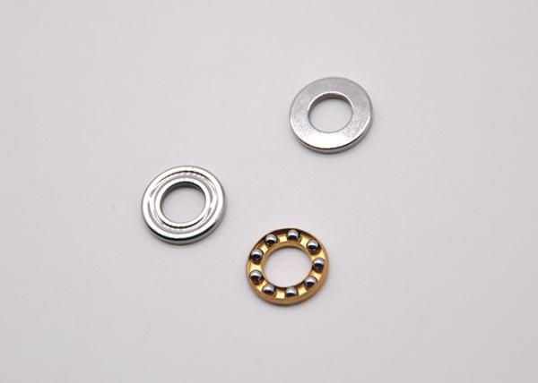 Single Direction Miniature Thrust Bearing , Small Thrust Bearings F2-6 Size 2*6*3mm