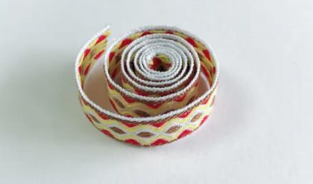 4 Bright Color Embroidered Vintage Jacquard Ribbon Trim