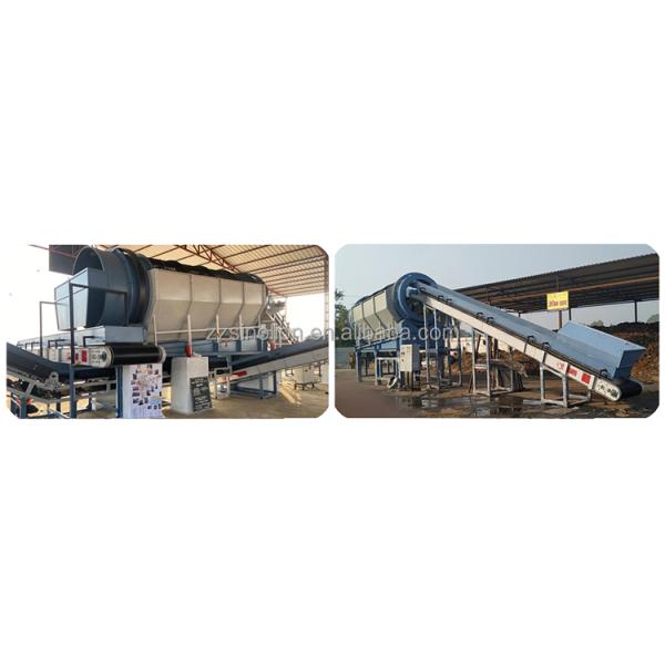 Customizable Construction Waste Drum Screener for Customer Requirements