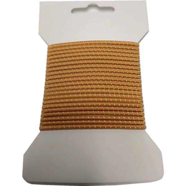 Garment Accessories Polyester Braided Elastic Bungee Cord with Reflective Dot