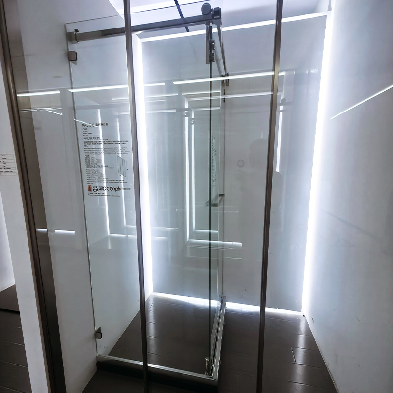 Frameless Sliding Shower Enclosure | Modern Bathroom Glass Partition