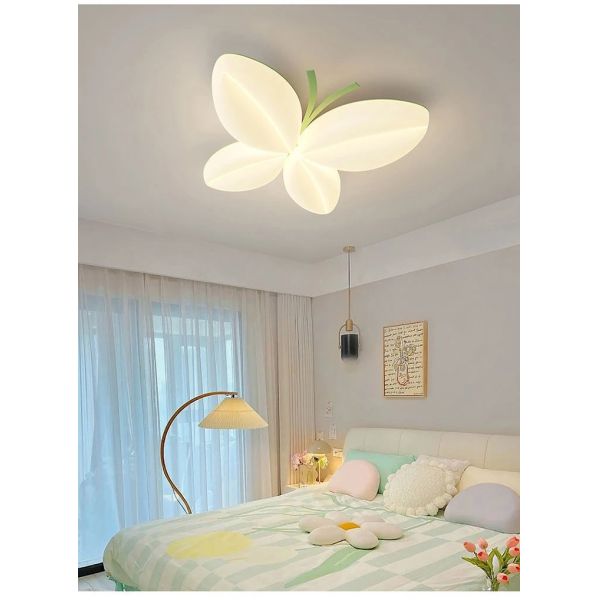 Bedroom Ceiling Lamps Creative Princess Room Little Girl Warm Romantic Butterfly Ceiling Lights(WH-MA-312)