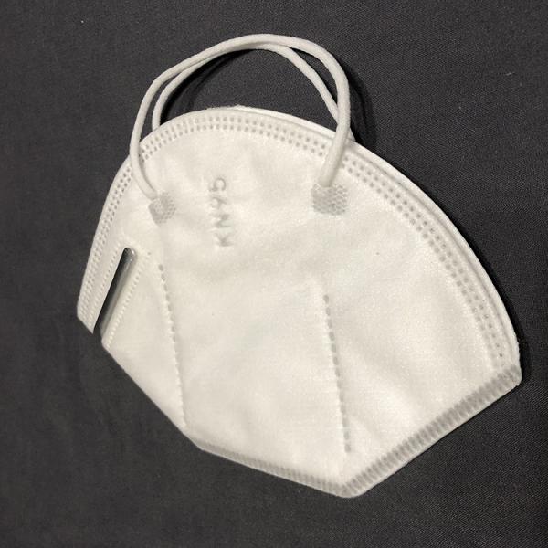 Breathable Disposable kn95 Face Mask , Folded Cotton Fine Dust Mask 5 Ply