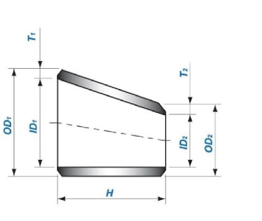 OEM ODM A105 Carbon Steel Forged Pipe Fittings Concentric Reducer And Eccentric Reducer