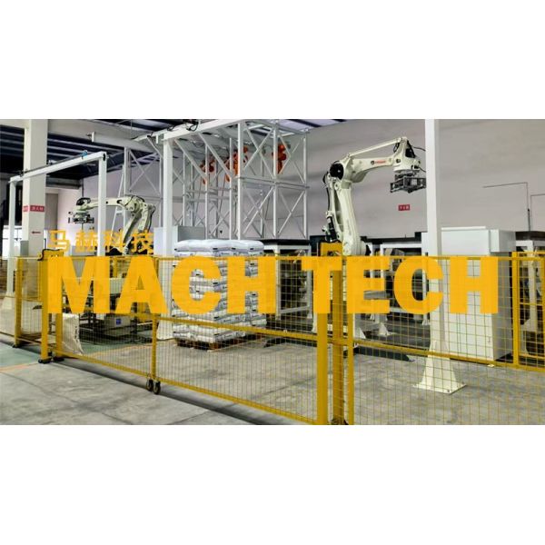 Intelligent Robot Automatic Discharging Station For PE Bags And Kraft Paper Bags