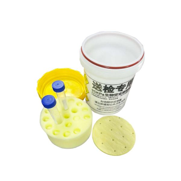 16cm Height UN2814 Box With 12-20 Laboratory Tube Capacity