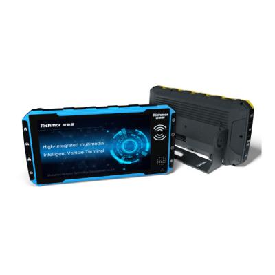 Monitor de toque de 7 polegadas para Android Linux Car 1080P Resolução 4G AHD ADAS DSM Mobile DVR