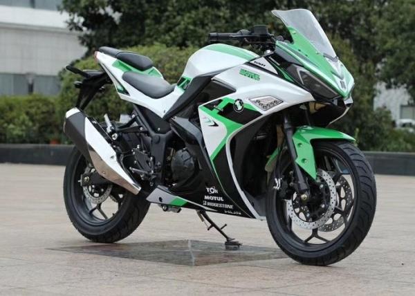 Full Electric Battery Motorcycle Sport Bike 30 Degree Climbing Capacity