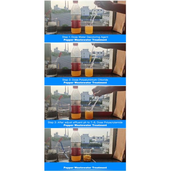 50% Food Process Pepper Bluwat Decoloring Agent Wastewater Treatment