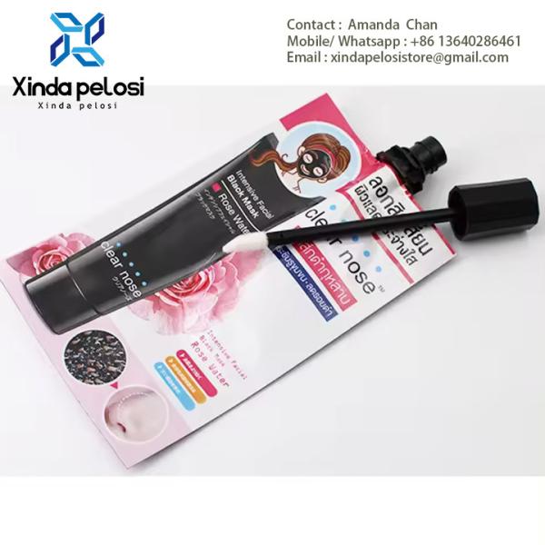 Портативная косметическая упаковка Маскара Поднимите сумки В продаже с щетками для ресниц Модно